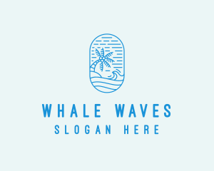 Wave Beach Resort Coast  logo design