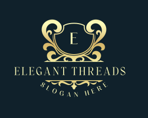 Luxurious Crest Shield logo design