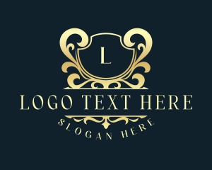 Luxurious - Luxurious Crest Shield logo design