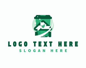 Garbage Bin Recycle Logo