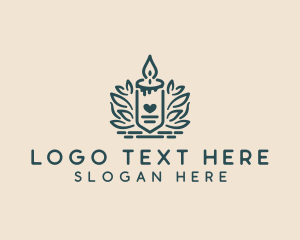 Decor - Scented Candle Home Decor logo design