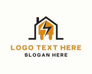 Electricity - Power House Plug logo design