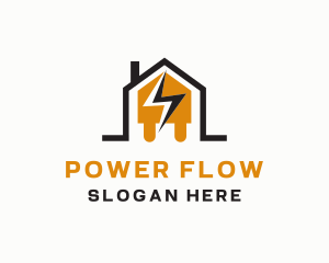 Power House Plug logo design