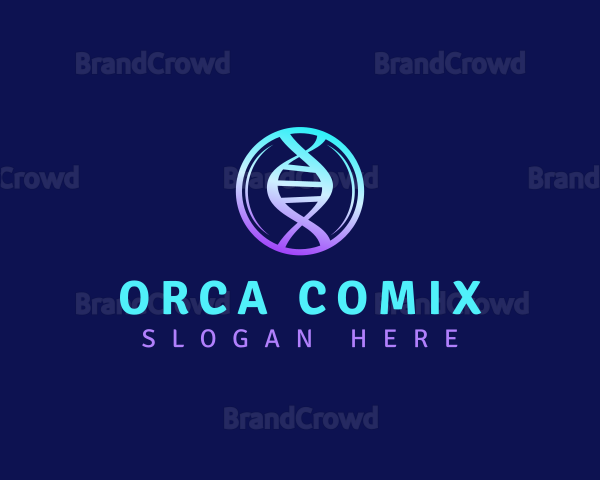 DNA Strand Science Logo