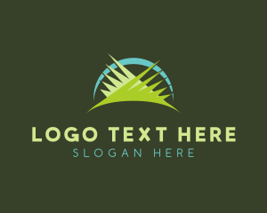 Landscaper - Garden Grass Landscaping logo design