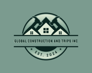 Hammer Builder Construction logo design