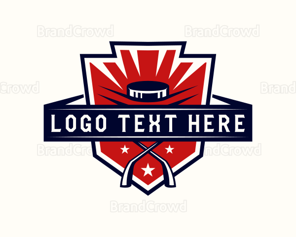 Hockey Sports League Logo