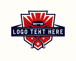 Goal Net - Hockey Sports League logo design