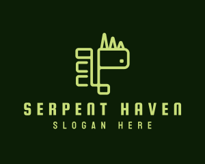 Reptile - Dinosaur Animal Reptile logo design