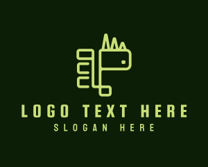 Mythical - Dinosaur Animal Reptile logo design