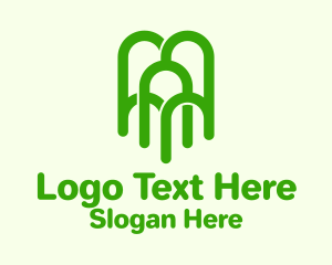 Green Arch Tree Logo