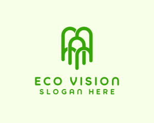 Green Arch Tree logo design