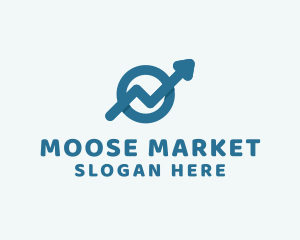 Stock Market Arrow logo design