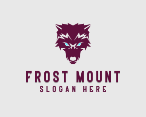 Fierce Wolf Dog logo design