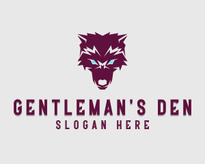 Fierce Wolf Dog logo design