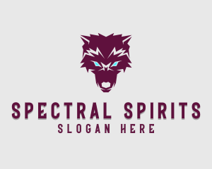 Fierce Wolf Dog logo design