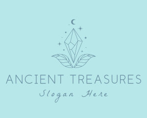 Moon Crystal Jewelry logo design