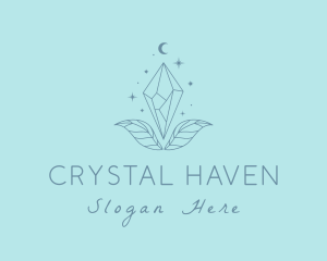 Moon Crystal Jewelry logo design