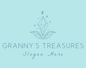 Moon Crystal Jewelry logo design