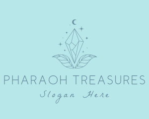 Moon Crystal Jewelry logo design