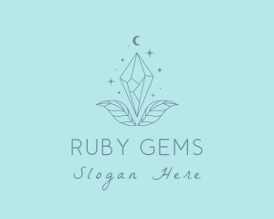 Ruby - Moon Crystal Jewelry logo design