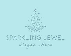 Moon Crystal Jewelry logo design