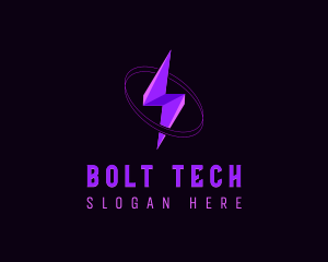 Thunder Bolt Tech logo design