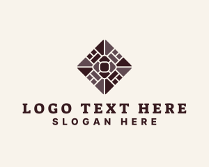 Home Depot - Flooring Tile Pattern logo design