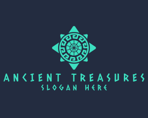 Ancient Aztec Pattern logo design