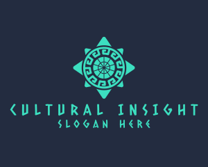 Ancient Aztec Pattern logo design