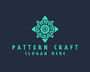 Ancient Aztec Pattern logo design