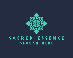 Ancient Aztec Pattern logo design