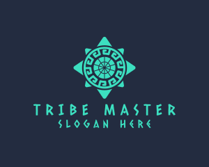 Ancient Aztec Pattern logo design