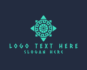 Sacred - Ancient Aztec Pattern logo design