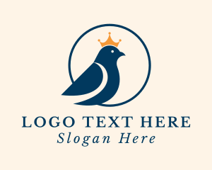 Pigeon - Royal Dove Aviary logo design