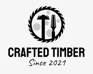 Woodwork - Black Woodwork Tools logo design