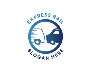 Express Van Logistics logo design
