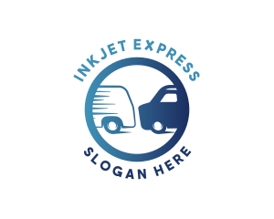 Express Van Logistics logo design