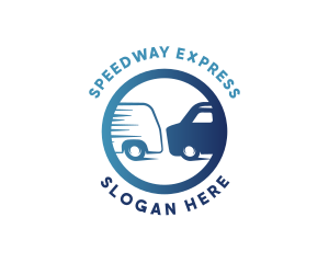 Express Van Logistics logo design