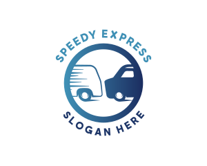 Express - Express Van Logistics logo design