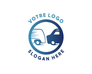 Express - Express Van Logistics logo design