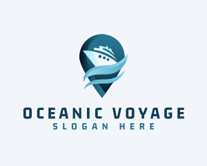 Cruise - Yacht Cruise Vacation logo design