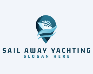 Yacht Cruise Vacation logo design