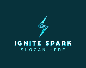 Flash Spark Energy logo design