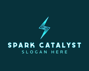 Flash Spark Energy logo design