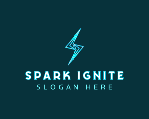 Flash Spark Energy logo design