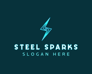 Flash Spark Energy logo design