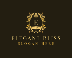 Bloom - Luxury Floral Crest logo design