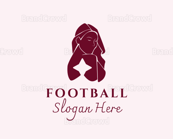 Beauty Star Woman Logo