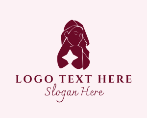 Waxing - Beauty Star Woman logo design